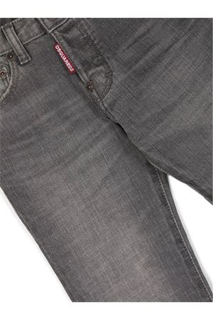 Jeans in denim di cotone grigio DSQUARED KIDS | DQ0731D0A4NDQ02